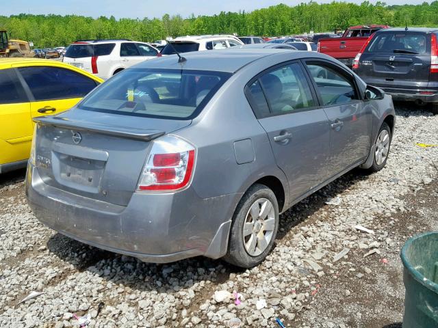 3N1AB61E98L676038 - 2008 NISSAN SENTRA 2.0 GRAY photo 4