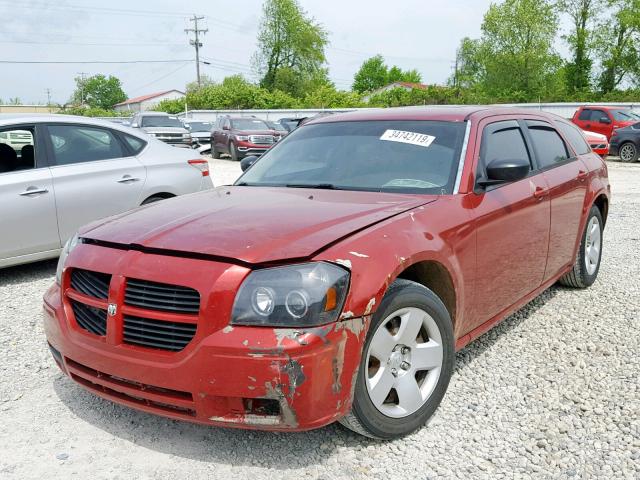 2D4FV48V35H561852 - 2005 DODGE MAGNUM SXT RED photo 2