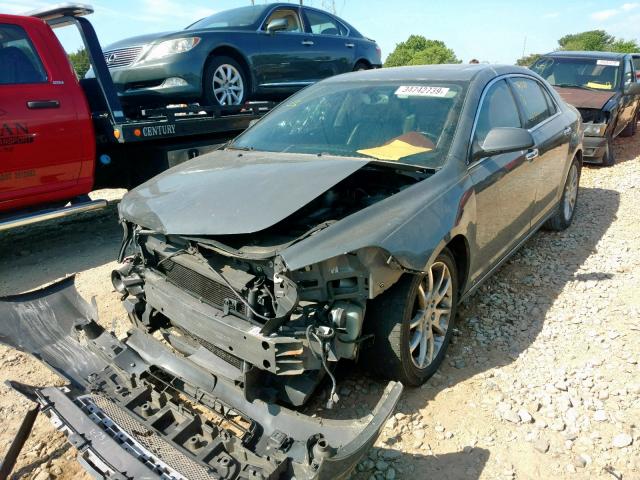 1G1ZK577194101371 - 2009 CHEVROLET MALIBU LTZ 灰色 照片 2