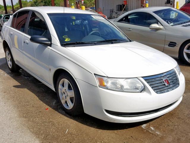 1G8AJ58F57Z209404 - 2007 SATURN ION LEVEL WHITE photo 1