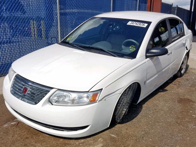 1G8AJ58F57Z209404 - 2007 SATURN ION LEVEL WHITE photo 2