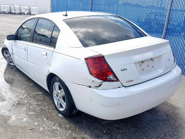 1G8AJ58F57Z209404 - 2007 SATURN ION LEVEL WHITE photo 3