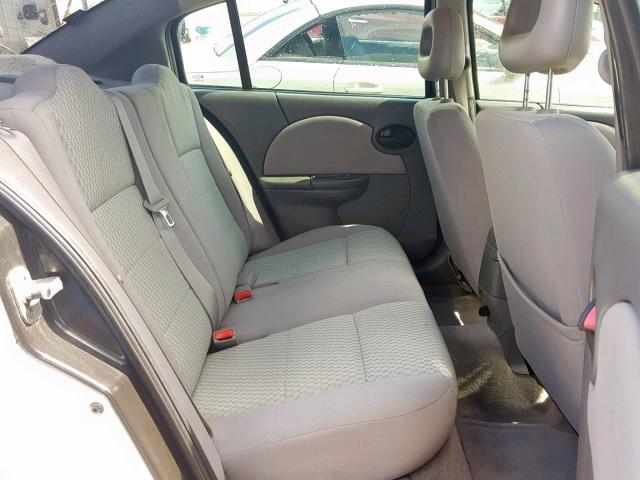1G8AJ58F57Z209404 - 2007 SATURN ION LEVEL WHITE photo 6