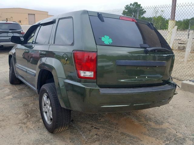 1J8GR48K57C686975 - 2007 JEEP GRAND CHER GREEN photo 3