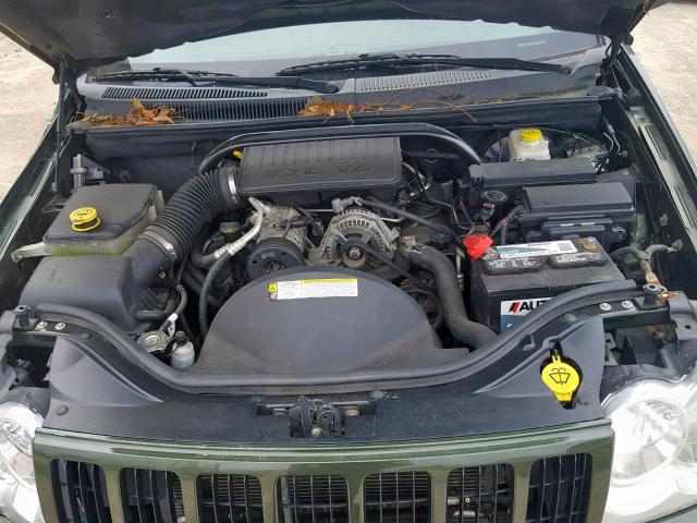 1J8GR48K57C686975 - 2007 JEEP GRAND CHER GREEN photo 7