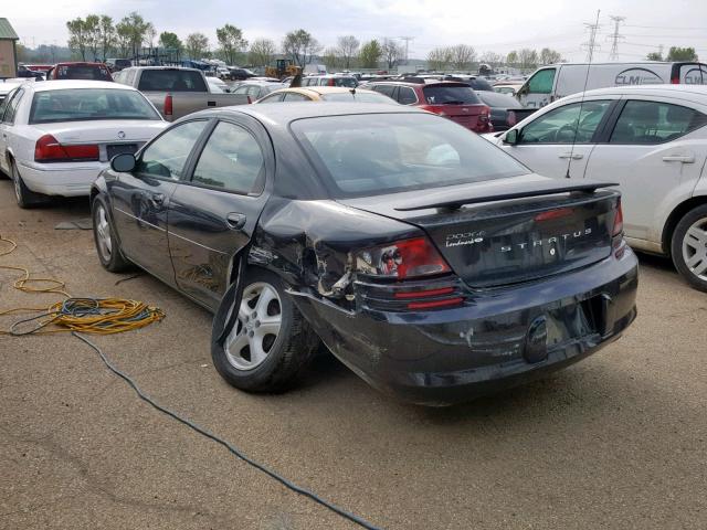 1B3EL46X96N278935 - 2006 DODGE STRATUS SX BLACK photo 3