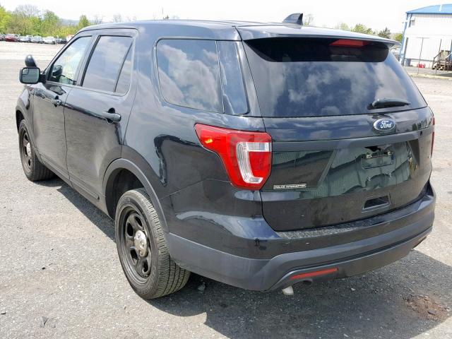 1FM5K8AR4HGB82831 - 2017 FORD EXPLORER P BLACK photo 3