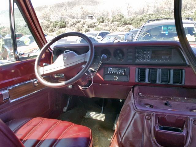 2B7GB11Y6KK374584 - 1989 DODGE RAM VAN B1 RED photo 10