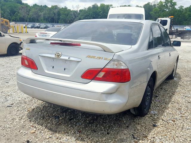 4T1BF28B33U310967 - 2003 TOYOTA AVALON SILVER photo 4