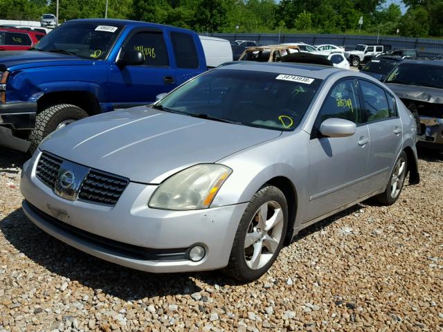 1N4BA41E34C840999 - 2004 NISSAN MAXIMA SE SILVER photo 2