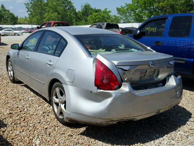 1N4BA41E34C840999 - 2004 NISSAN MAXIMA SE SILVER photo 3