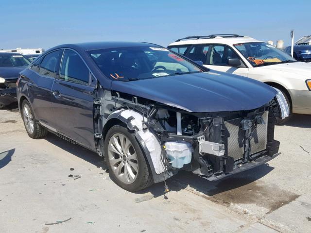 KMHFG4JG4CA128311 - 2012 HYUNDAI AZERA GLS GRAY photo 1