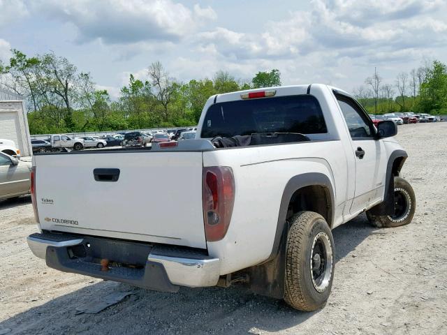 1GCDT146258240091 - 2005 CHEVROLET COLORADO WHITE photo 4