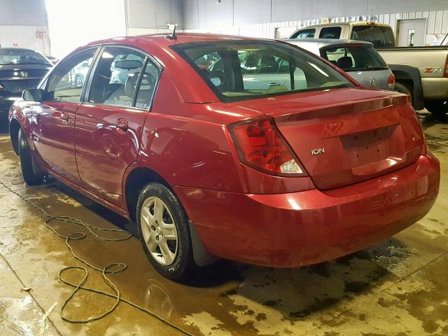 1G8AJ55F07Z132879 - 2007 SATURN ION LEVEL MAROON photo 3