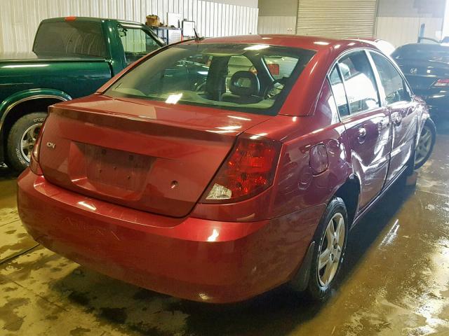1G8AJ55F07Z132879 - 2007 SATURN ION LEVEL MAROON photo 4
