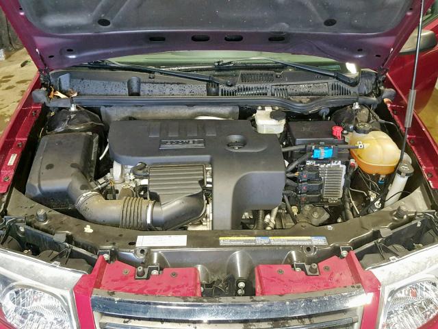 1G8AJ55F07Z132879 - 2007 SATURN ION LEVEL MAROON photo 7