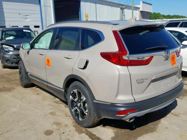 2HKRW1H98KH500234 - 2019 HONDA CR-V TOURI BEIGE photo 3