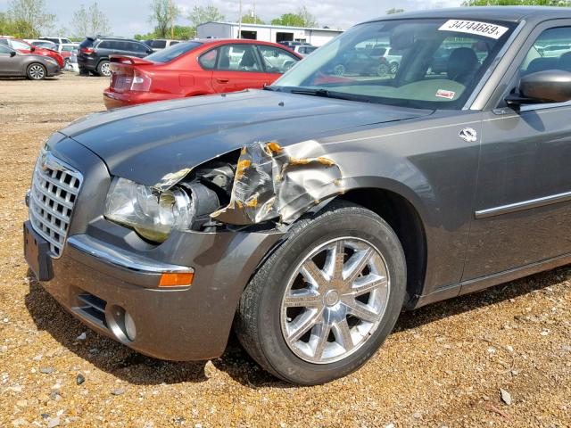 2C3KA33G98H308005 - 2008 CHRYSLER 300 LIMITE GRAY photo 9