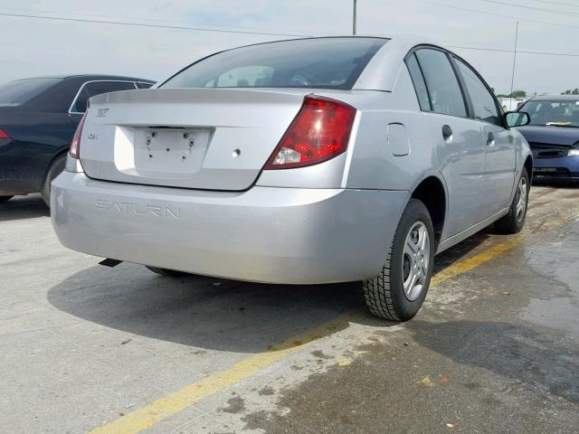 1G8AG52F84Z112457 - 2004 SATURN ION LEVEL SILVER photo 4