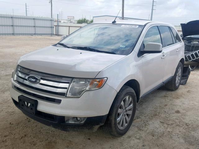 2FMDK3KC8ABA15314 - 2010 FORD EDGE LIMIT WHITE photo 2