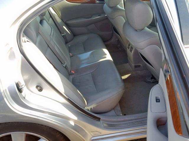 JTHBA30G355089253 - 2005 LEXUS ES 330 SILVER photo 6