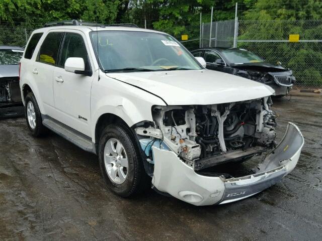 1FMCU49329KD03784 - 2009 FORD ESCAPE HYB WHITE photo 1