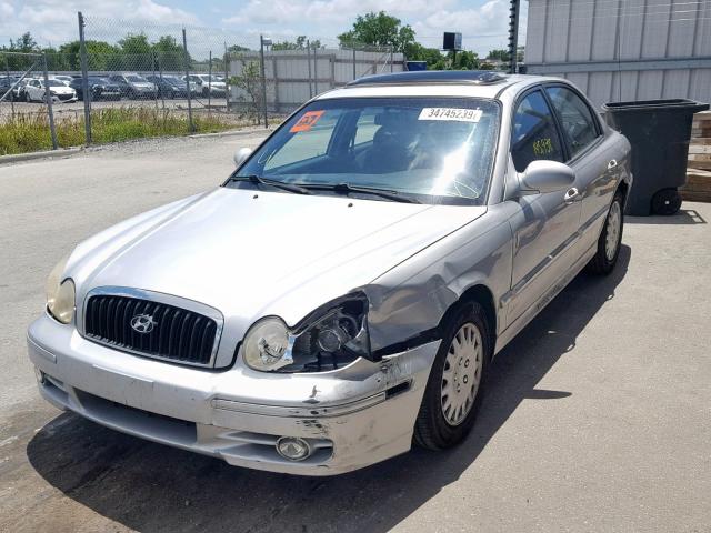 KMHWF25H55A207225 - 2005 HYUNDAI SONATA GL SILVER photo 2