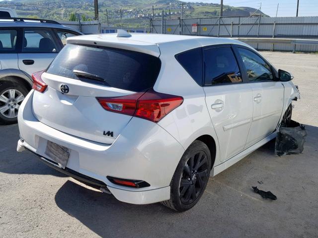 JTNKARJE5GJ511384 - 2016 TOYOTA SCION IM WHITE photo 4