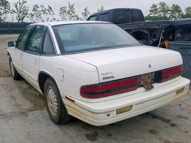 2G4WB55L7R1416094 - 1994 BUICK REGAL CUST WHITE photo 3