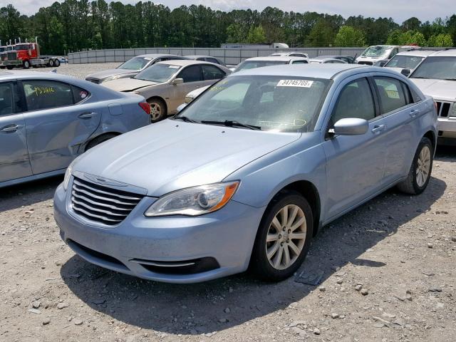 1C3CCBBB9DN609860 - 2013 CHRYSLER 200 TOURIN BLUE photo 2