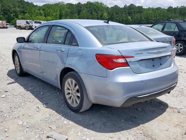 1C3CCBBB9DN609860 - 2013 CHRYSLER 200 TOURIN BLUE photo 3