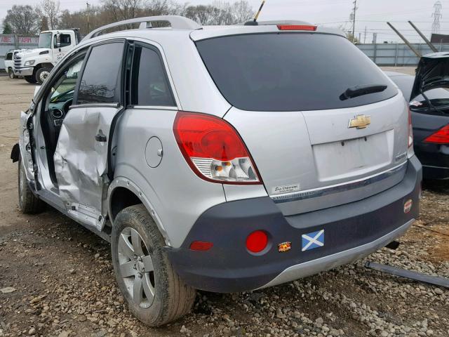 3GNAL2EK3CS656456 - 2012 CHEVROLET CAPTIVA SP SILVER photo 3