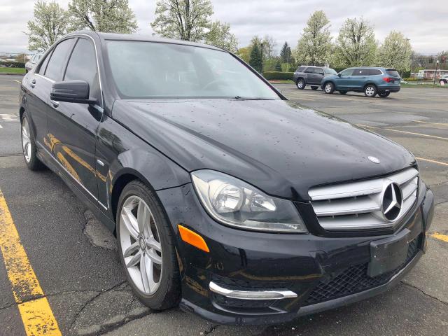 WDDGF4HB3CA657082 - 2012 MERCEDES-BENZ C 250 BLACK photo 1