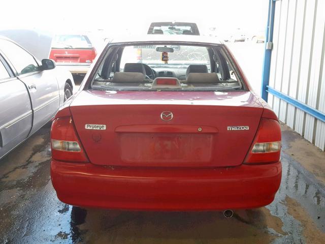 JM1BJ2223X0138190 - 1999 MAZDA PROTEGE DX RED photo 9