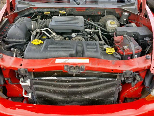 1D4HS38N83F570475 - 2003 DODGE DURANGO SP RED photo 7