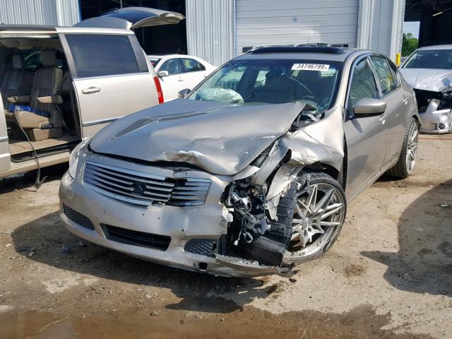 JNKCV61E49M010868 - 2009 INFINITI G37 BASE SILVER photo 2