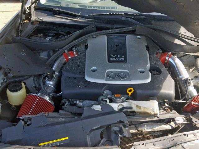 JNKCV61E49M010868 - 2009 INFINITI G37 BASE SILVER photo 7