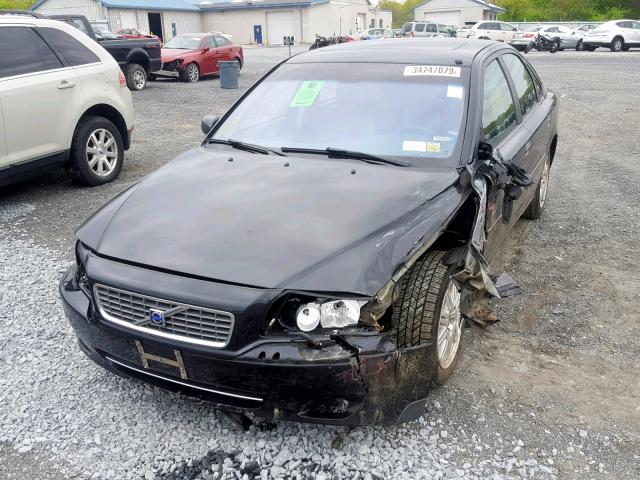 YV1TH592X51402742 - 2005 VOLVO S80 2.5T BLACK photo 2