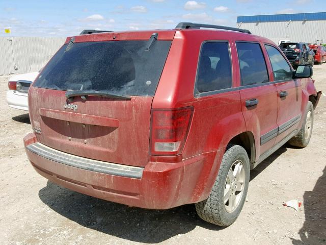 1J4GR48K66C101210 - 2006 JEEP GRAND CHER RED photo 4