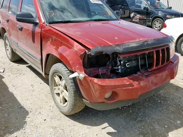 1J4GR48K66C101210 - 2006 JEEP GRAND CHER RED photo 9