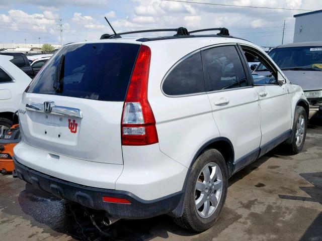 JHLRE48739C014961 - 2009 HONDA CR-V EXL WHITE photo 4