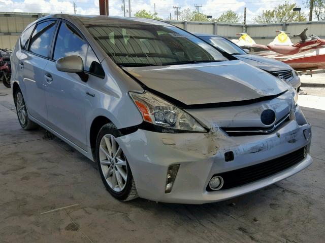 JTDZN3EU3C3138219 - 2012 TOYOTA PRIUS V SILVER photo 1