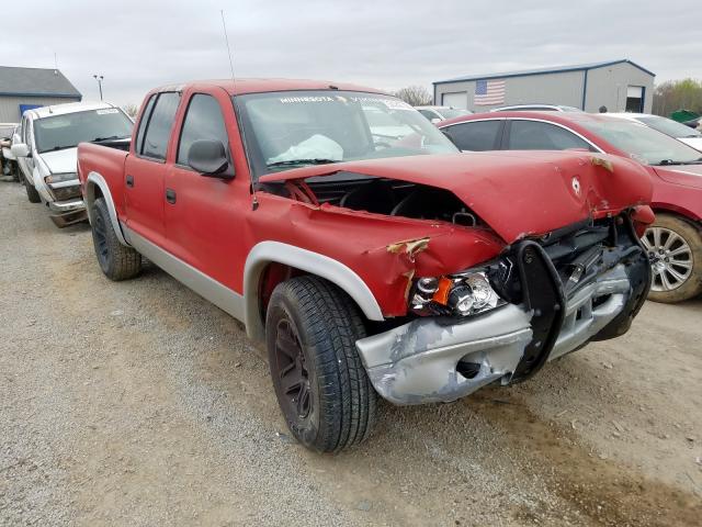 1B7HL48N82S625478 - 2002 DODGE DAKOTA QUAD SLT  photo 1