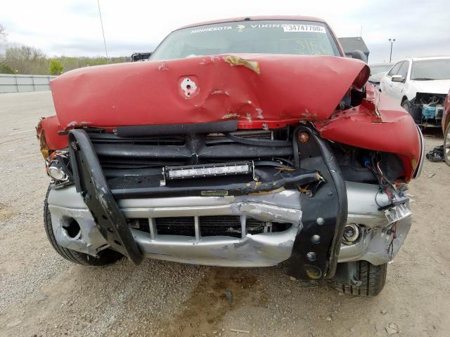 1B7HL48N82S625478 - 2002 DODGE DAKOTA QUAD SLT  photo 9