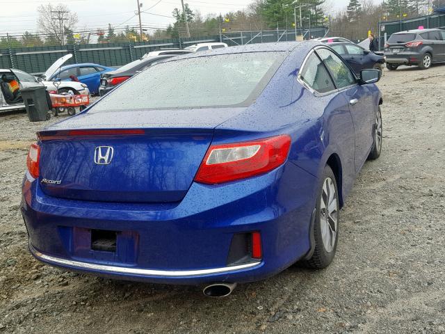 1HGCT1B35FA000453 - 2015 HONDA ACCORD LX- BLUE photo 4