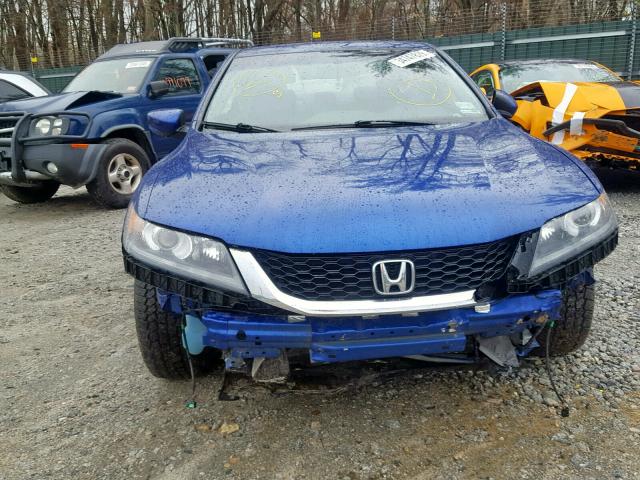 1HGCT1B35FA000453 - 2015 HONDA ACCORD LX- BLUE photo 9