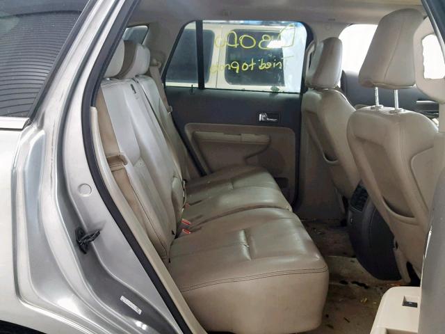 2FMDK39C08BA38165 - 2008 FORD EDGE LIMIT GRAY photo 6