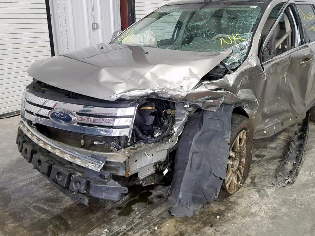 2FMDK39C08BA38165 - 2008 FORD EDGE LIMIT GRAY photo 9