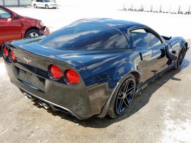 1G1YY26E285116785 - 2008 CHEVROLET CORVETTE Z BLACK photo 4