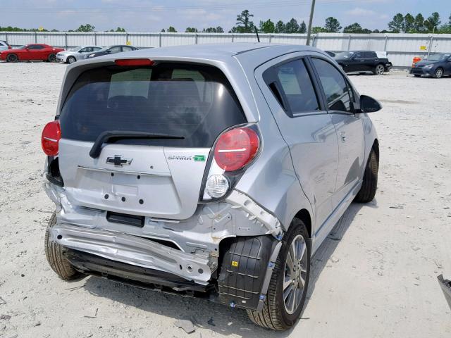 KL8CK6S0XGC617222 - 2016 CHEVROLET SPARK EV 1 SILVER photo 4